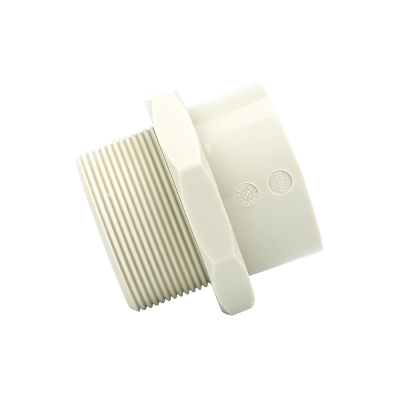 β-PPH Benang Eksternal Lurus Pendek Butt-Weld Fitting