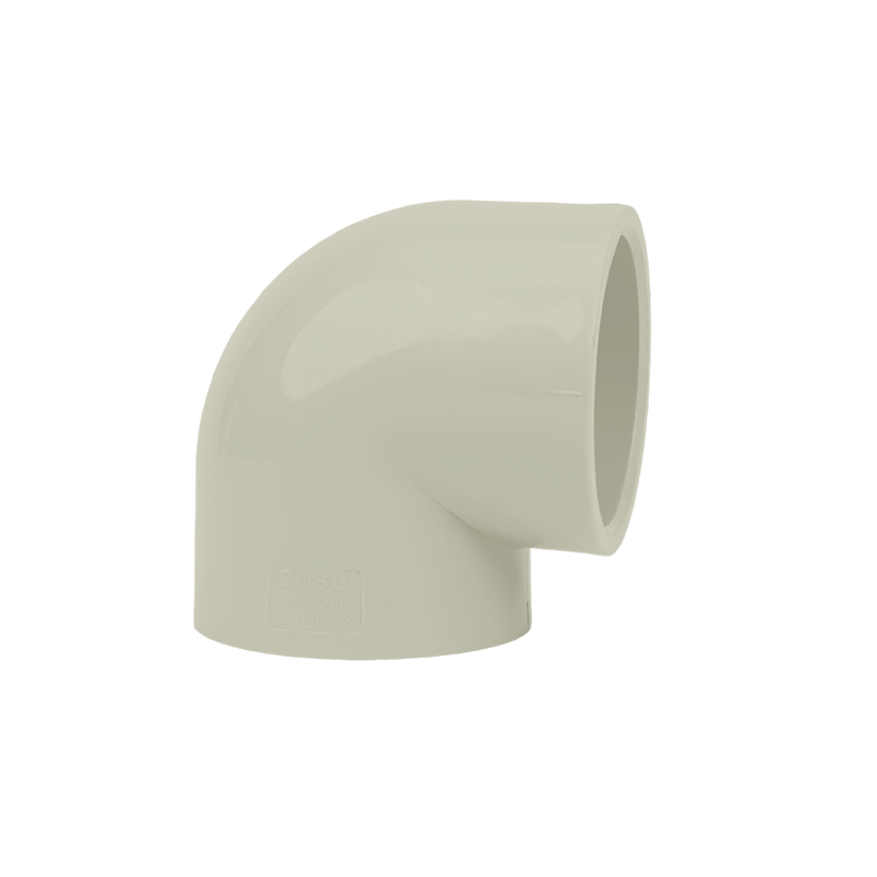 β-Pph 90 Derajat Siku Hot Melt Socket Pipe Fitting 1,0 Mpa